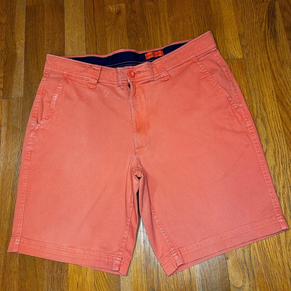 St. John’s Bay Coral Flat-Front Shorts – Size 36